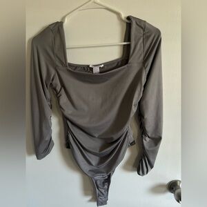 Elegant Gray Women's Top